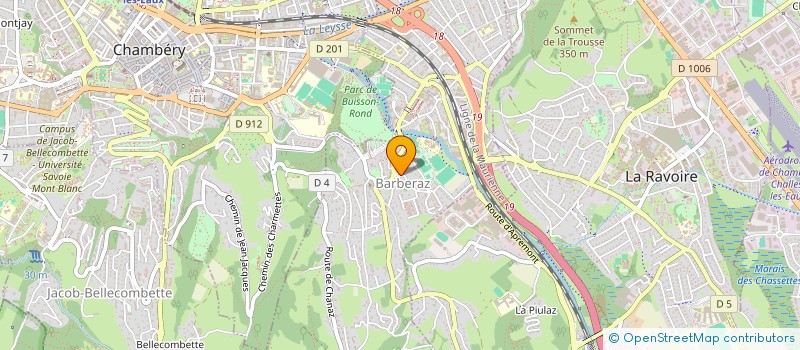 localisation de l'entreprise SCI SYFLA  BARBERAZ