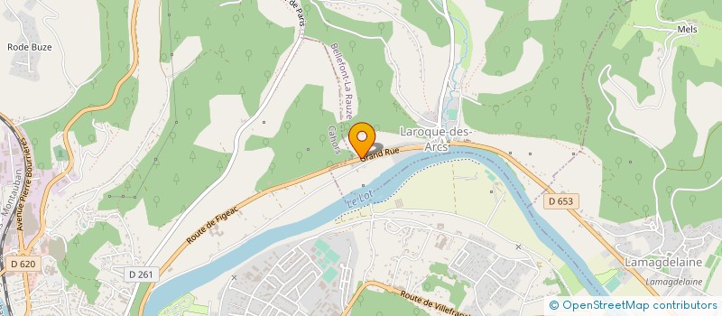 localisation de l'entreprise SCI SYFLOCYP  BELLEFONT-LA RAUZE