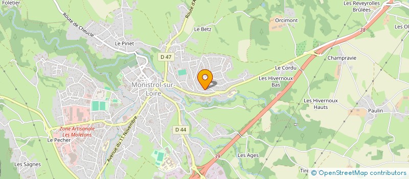 localisation de l'entreprise SCI SYFRE  MONISTROL-SUR-LOIRE