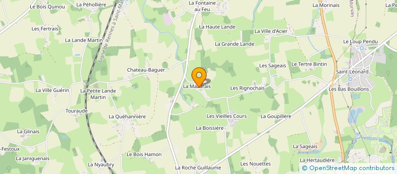 localisation de l'entreprise SCI SYGAL  ROZ-LANDRIEUX