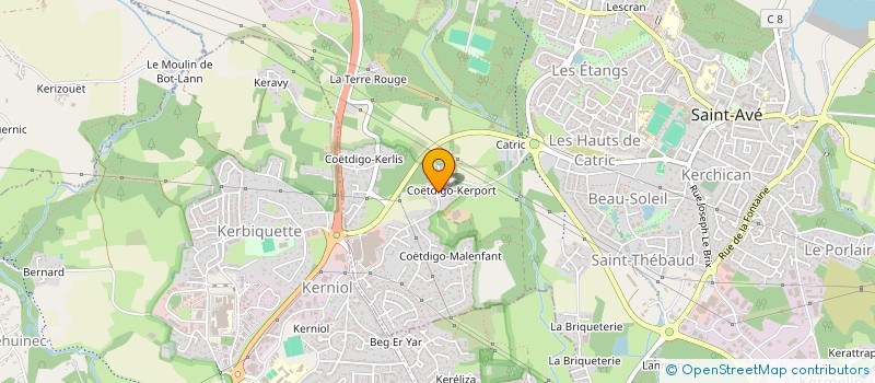 localisation de l'entreprise SCI SYGATI  SAINT-AVE