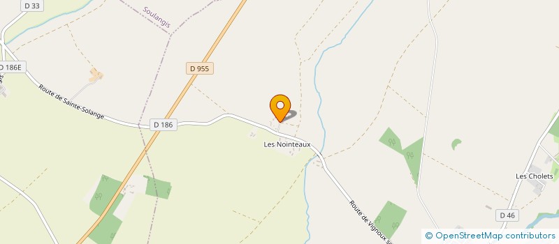 localisation de l'entreprise SCI SYGMA  SAINTE-SOLANGE