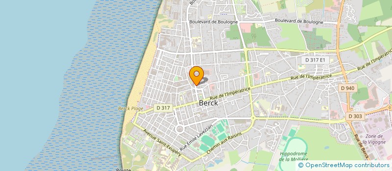 localisation de l'entreprise SCI SYGMA  BERCK