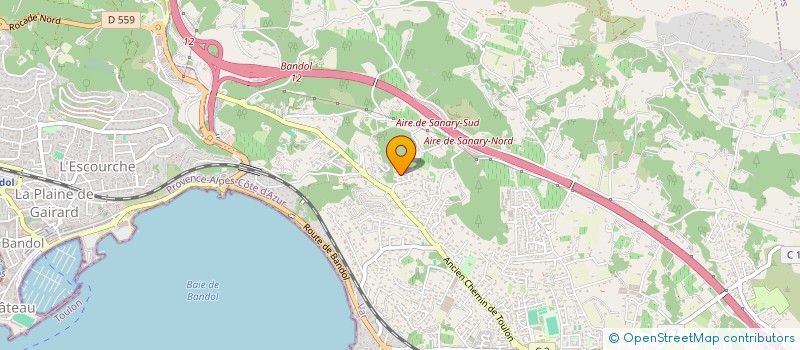 localisation de l'entreprise SCI SYGY77 à SANARY-SUR-MER