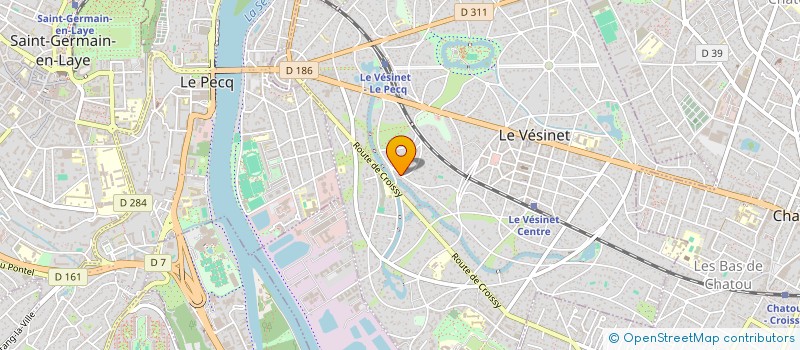 localisation de l'entreprise SCI SYHMEL  LE VESINET