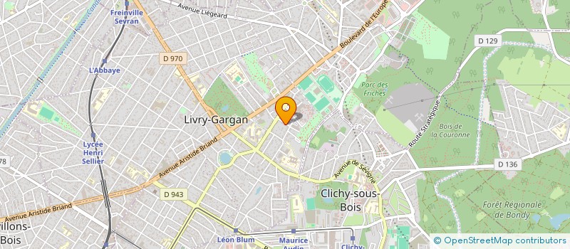 localisation de l'entreprise SCI SYI à LIVRY-GARGAN