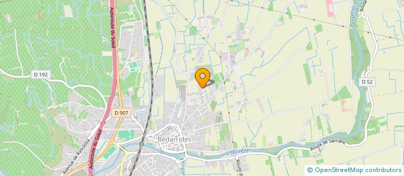 localisation de l'entreprise SCI SYJEAN  BEDARRIDES