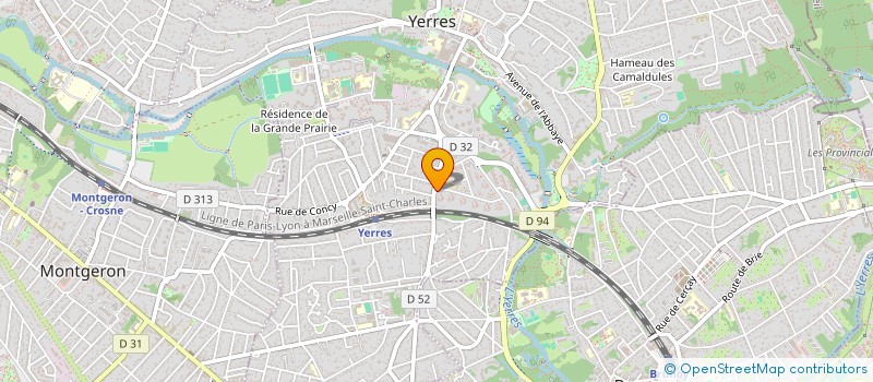 localisation de l'entreprise SCI SYJOLI  YERRES