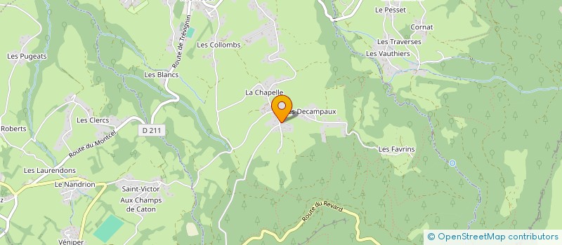 localisation de l'entreprise SCI SYKA  LE MONTCEL