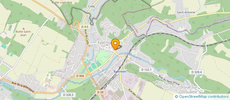 localisation de l'entreprise SCI SYKOMOROS à EPERNON