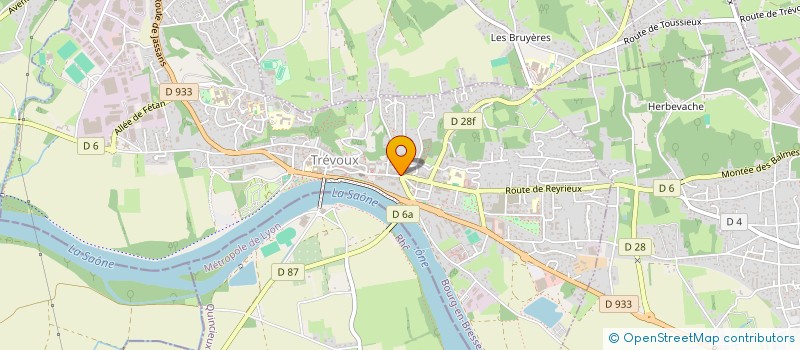 localisation de l'entreprise SCI SYL  TREVOUX