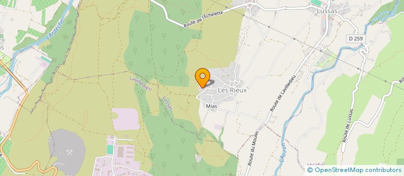 localisation de l'entreprise SCI SYL  LUSSAS