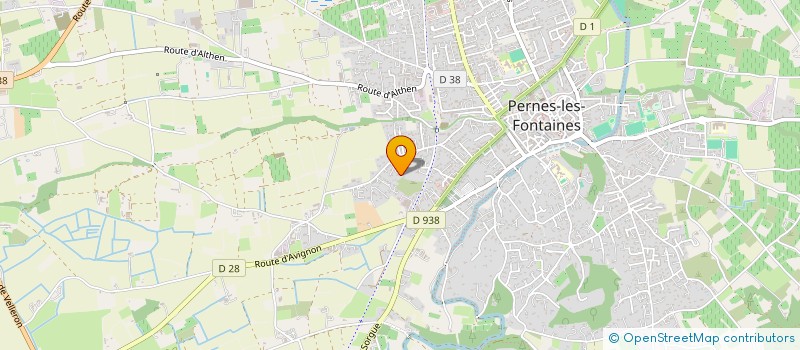 localisation de l'entreprise SCI SYL & SAN  PERNES-LES-FONTAINES