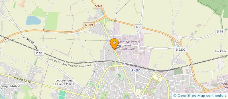 localisation de l'entreprise SCI SYLABE  LUCON