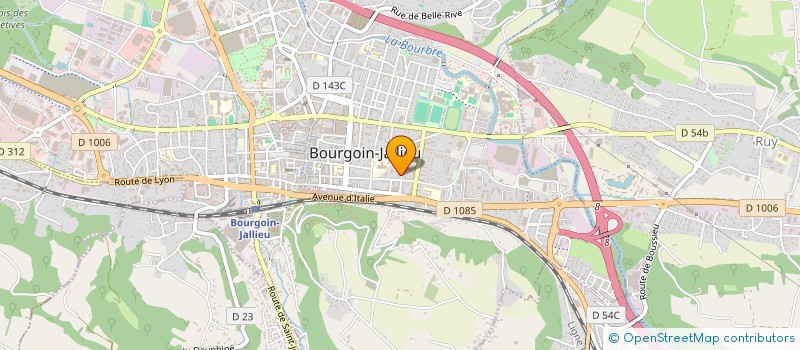 localisation de l'entreprise SCI SYLAETI à BOURGOIN-JALLIEU