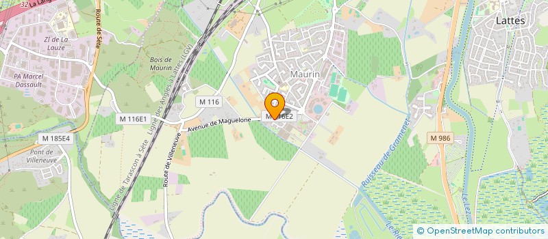 localisation de l'entreprise SCI SYLAUM à LATTES