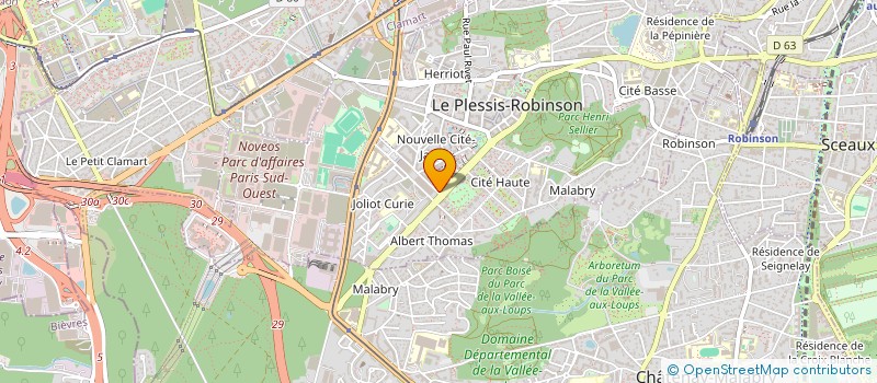 localisation de l'entreprise SCI SYLAUNI à LE PLESSIS-ROBINSON