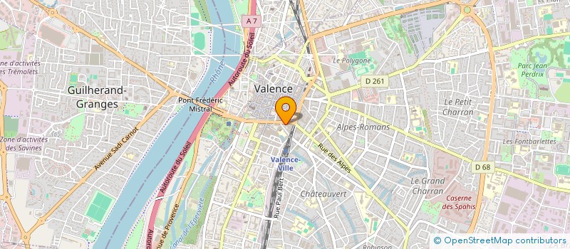 localisation de l'entreprise SCI SYLAUR à VALENCE