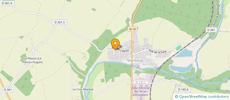 localisation de l'entreprise SCI SYLBRI à MARBOUE
