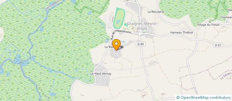 localisation de l'entreprise SCI SYLCHRISA  GRAIGNES-MESNIL-ANGOT