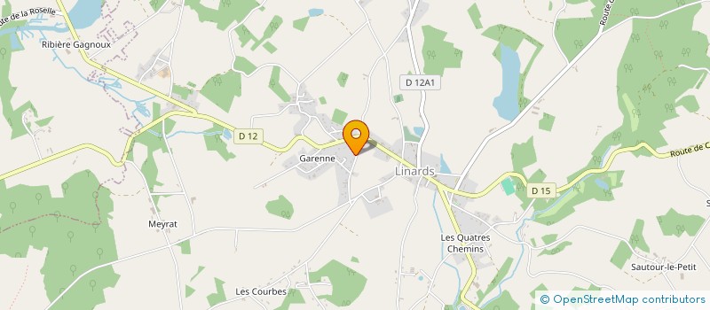 localisation de l'entreprise SCI SYLDAN à LINARDS