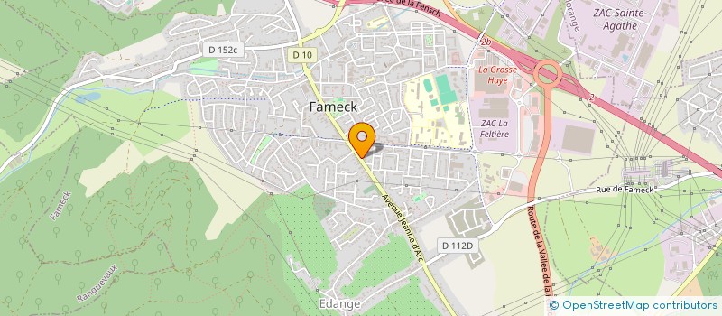 localisation de l'entreprise SCI SYLDENT  FAMECK