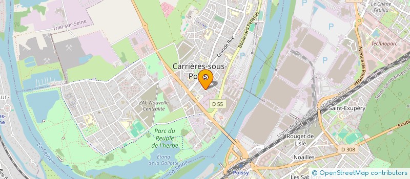 localisation de l'entreprise SCI SYLDON  CARRIERES-SOUS-POISSY