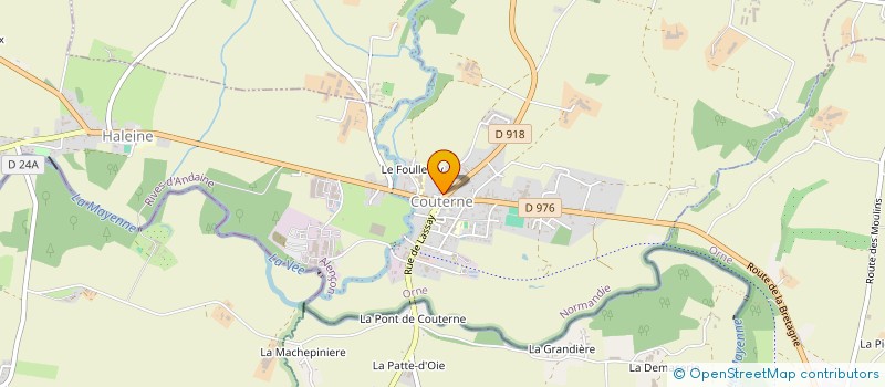 localisation de l'entreprise SCI SYLEDMA à LA FERTE MACE