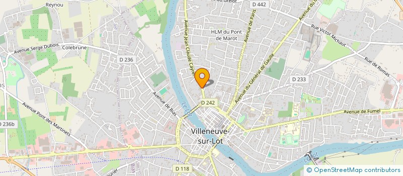 localisation de l'entreprise SCI SYLELOPI  VILLENEUVE-SUR-LOT