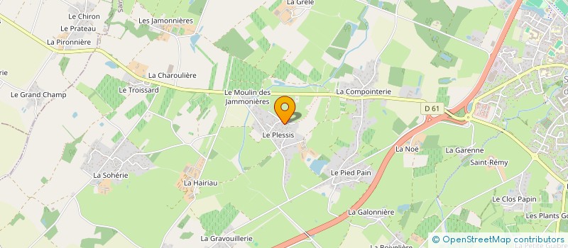 localisation de l'entreprise SCI SYLEM  SAINT-PHILBERT-DE-GRAND-LIEU