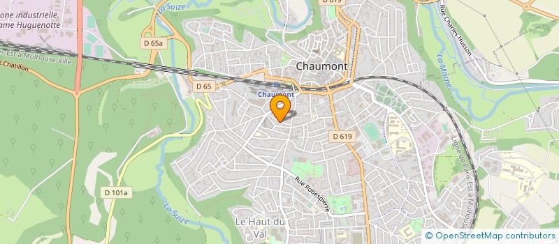 localisation de l'entreprise SCI SYLEMAN à CHAUMONT