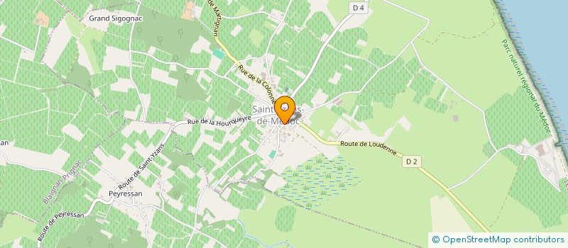 localisation de l'entreprise SCI SYLEMOR  SAINT-YZANS-DE-MEDOC