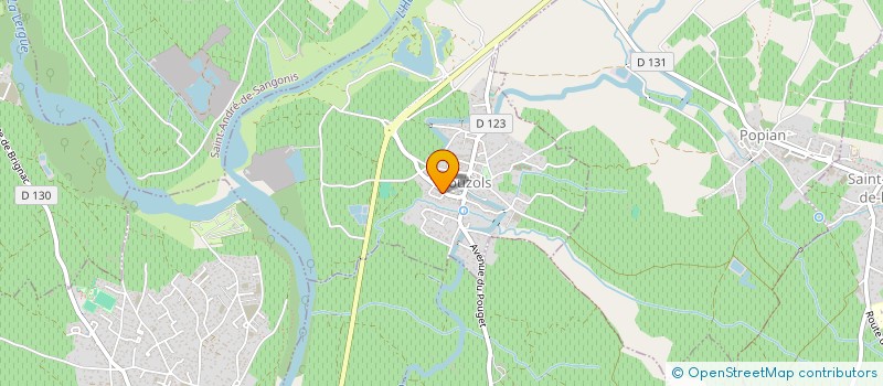 localisation de l'entreprise SCI SYLERIC  POUZOLS