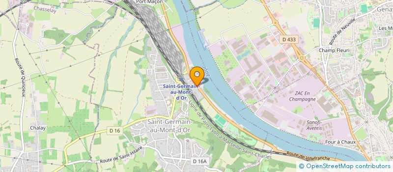 localisation de l'entreprise SCI SYLGA  SAINT-GERMAIN-AU-MONT-D'OR