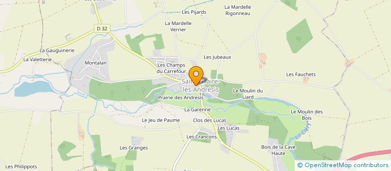 localisation de l'entreprise SCI SYLGUY à SAINT-HILAIRE-LES-ANDRESIS