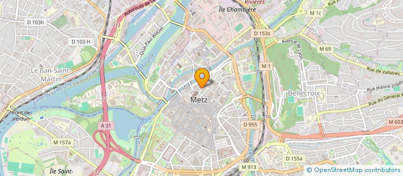 localisation de l'entreprise SCI SYLHEN  METZ