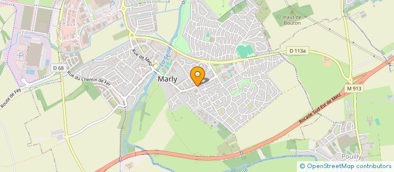 localisation de l'entreprise SCI SYLIJU à MARLY