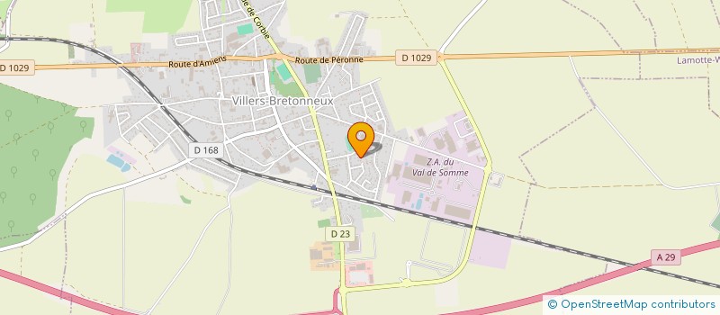 localisation de l'entreprise SCI SYLIM à VILLERS-BRETONNEUX