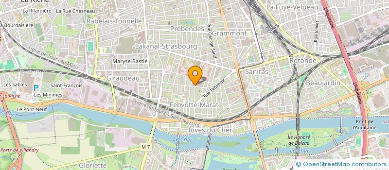 localisation de l'entreprise SCI SYLISA  TOURS