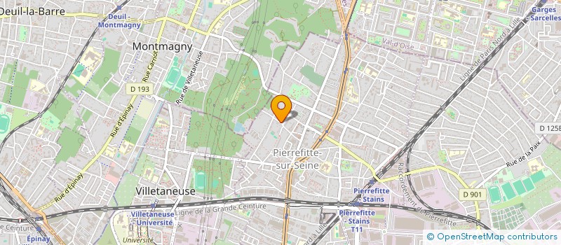 localisation de l'entreprise SCI SYLJA à PIERREFITTE-SUR-SEINE