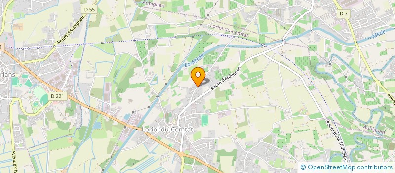 localisation de l'entreprise SCI SYLJEPHI  LORIOL-DU-COMTAT