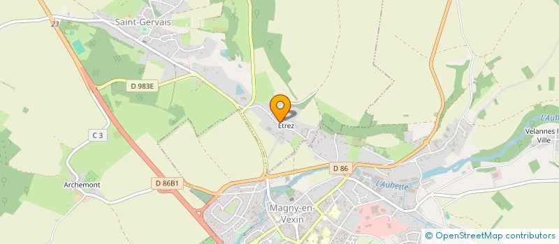 localisation de l'entreprise SCI SYLJO  SAINT-GERVAIS