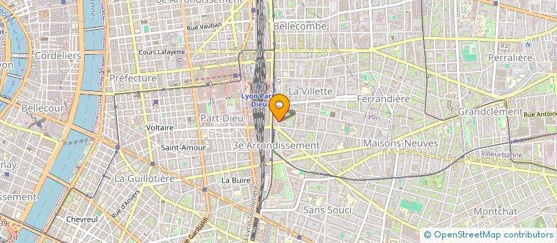 localisation de l'entreprise SCI SYLLES  LYON