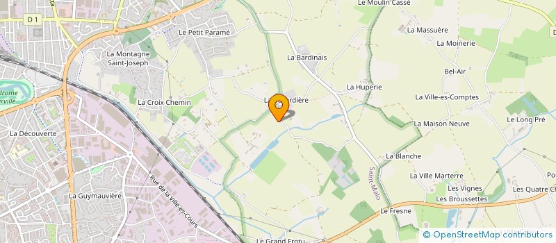 localisation de l'entreprise SCI SYLLOVIE  SAINT-MALO
