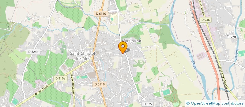 localisation de l'entreprise SCI SYLMAR  SAINT-CHRISTOL-LEZ-ALES