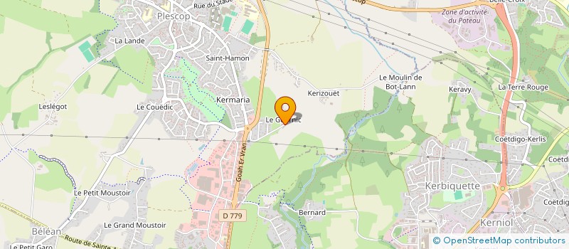 localisation de l'entreprise SCI SYLMAR  PLESCOP