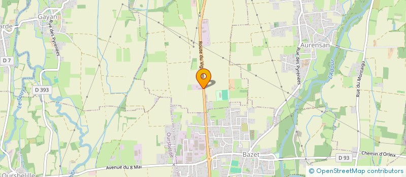 localisation de l'entreprise SCI SYLMARC  ANDREST