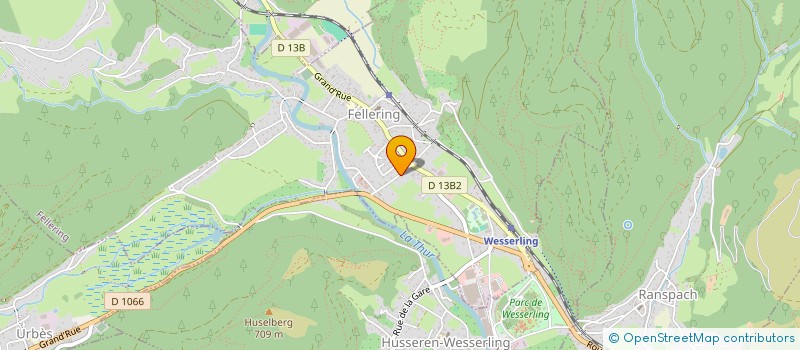 localisation de l'entreprise SCI SYLMAT  FELLERING