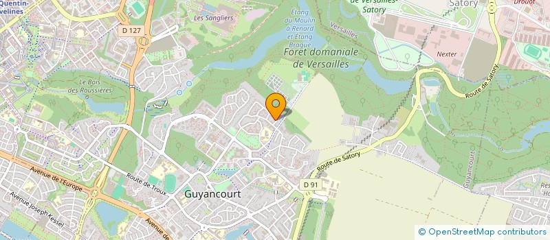 localisation de l'entreprise SCI SYLMO  GUYANCOURT