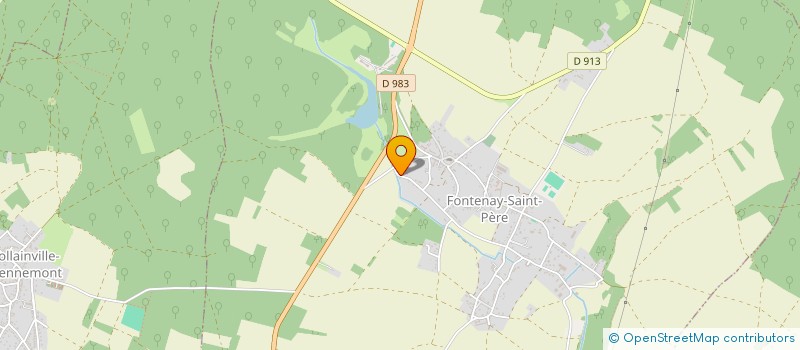 localisation de l'entreprise SCI SYLMO  FONTENAY-SAINT-PERE